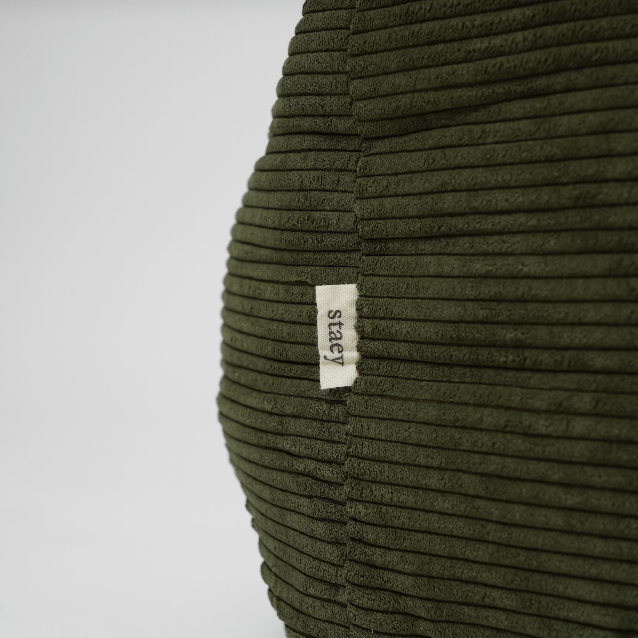 Panier pour chien Luna - Velours côtelé vert