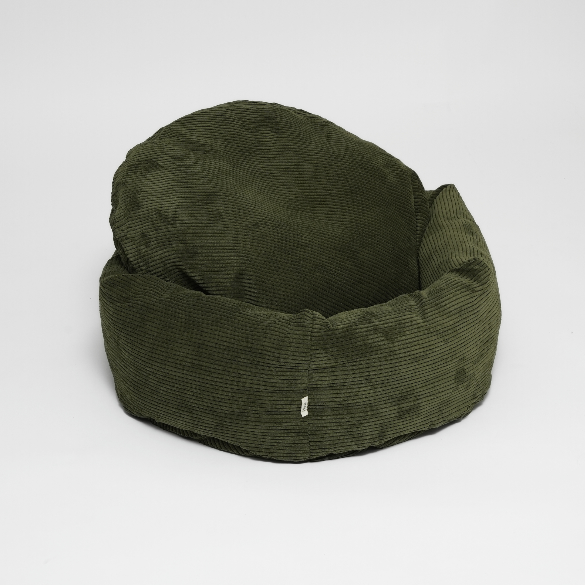 Panier pour chien Luna - Velours côtelé vert