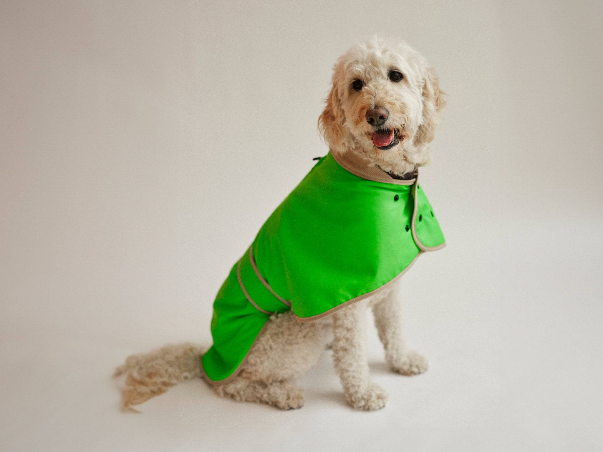 Manteau de pluie Maya - Gecko vert néon