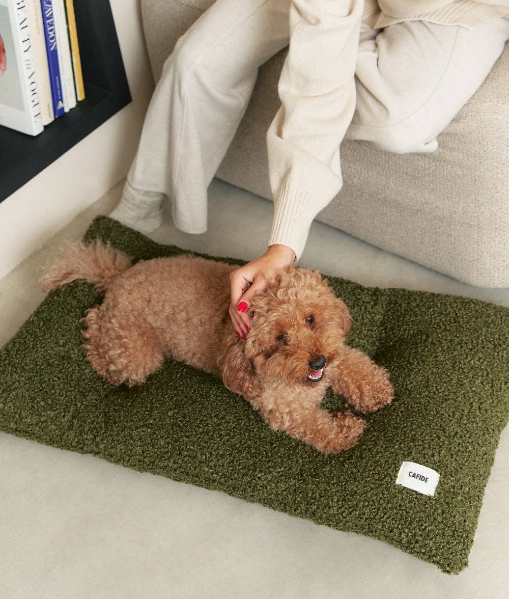 Coussin pour chien en tissu tactile imitation mouton, Bela