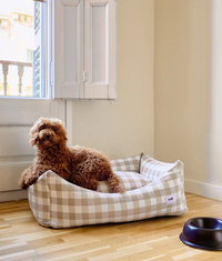 Panier Vicky - Lit pour chien Vichy Beige
