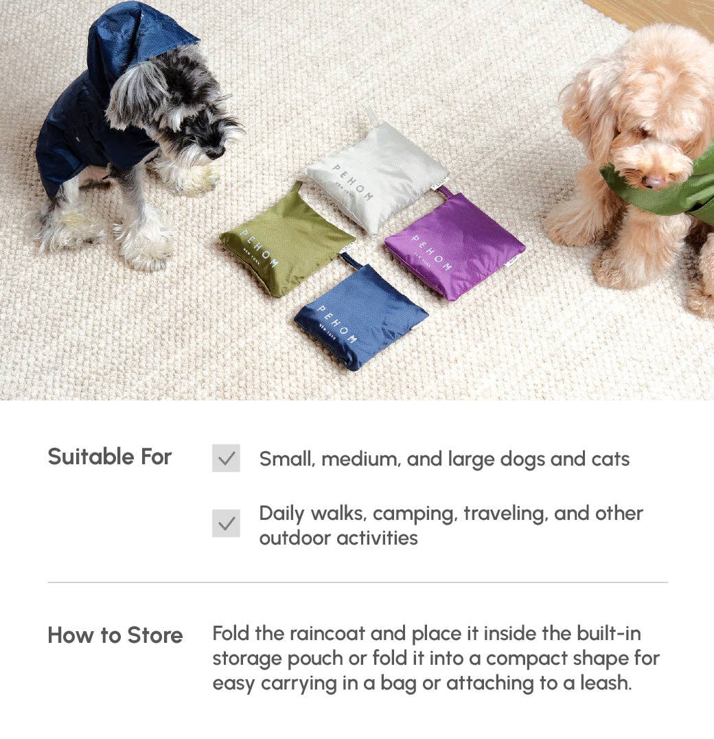 Imperméable de poche Crapule - Violet