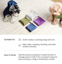 Imperméable de poche Crapule - Violet