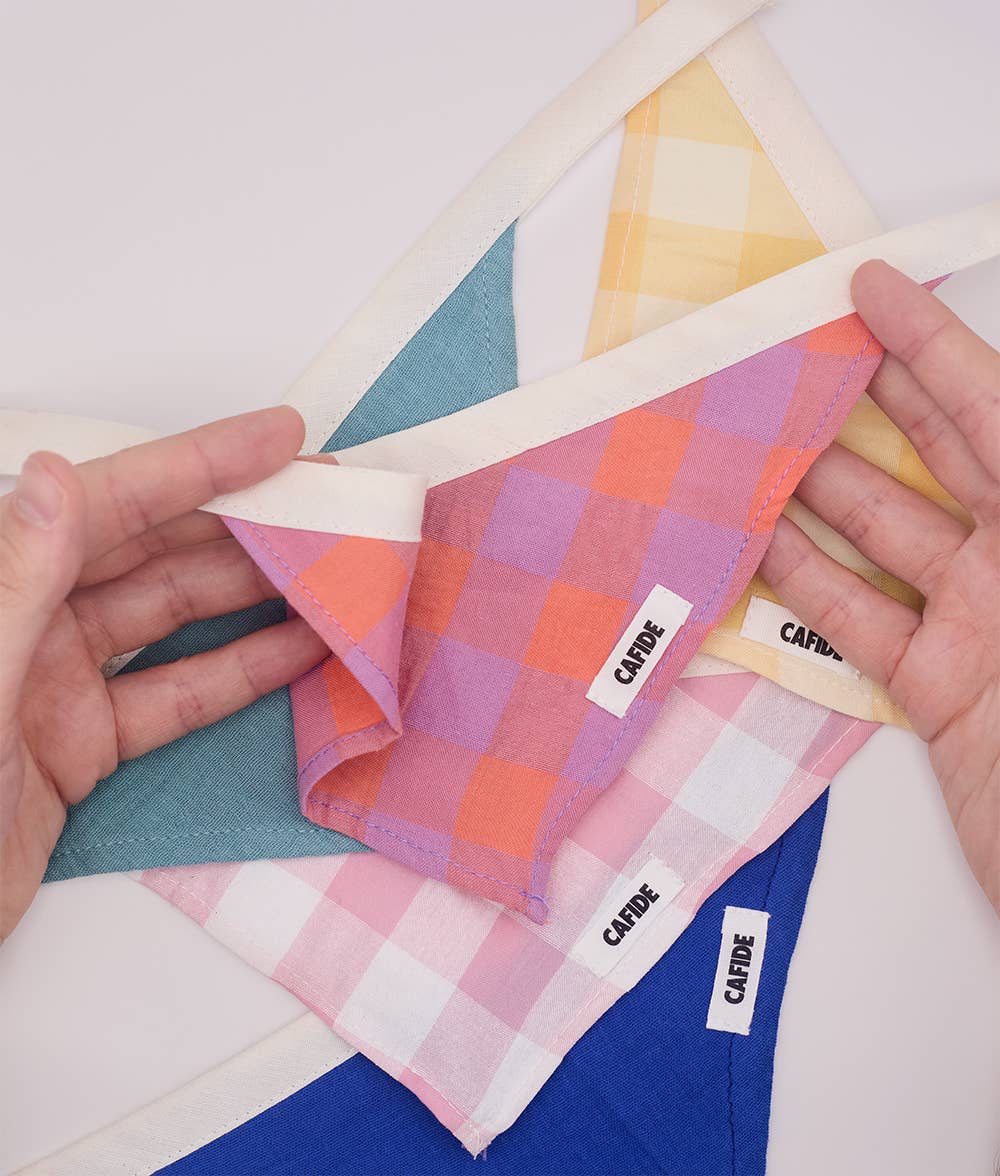 Bandana Martine - Vichy rose