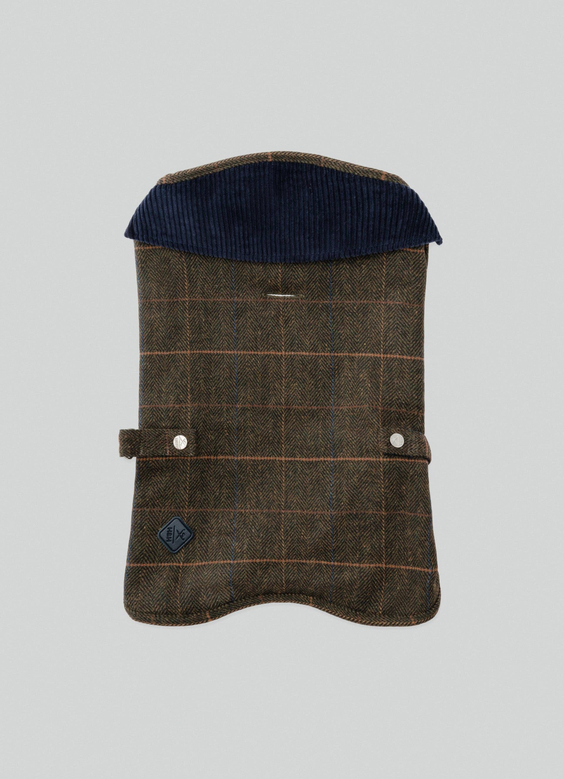 Veste Basilton - Tweed vert foncé à carreaux Hackett x Hugo & Hudson