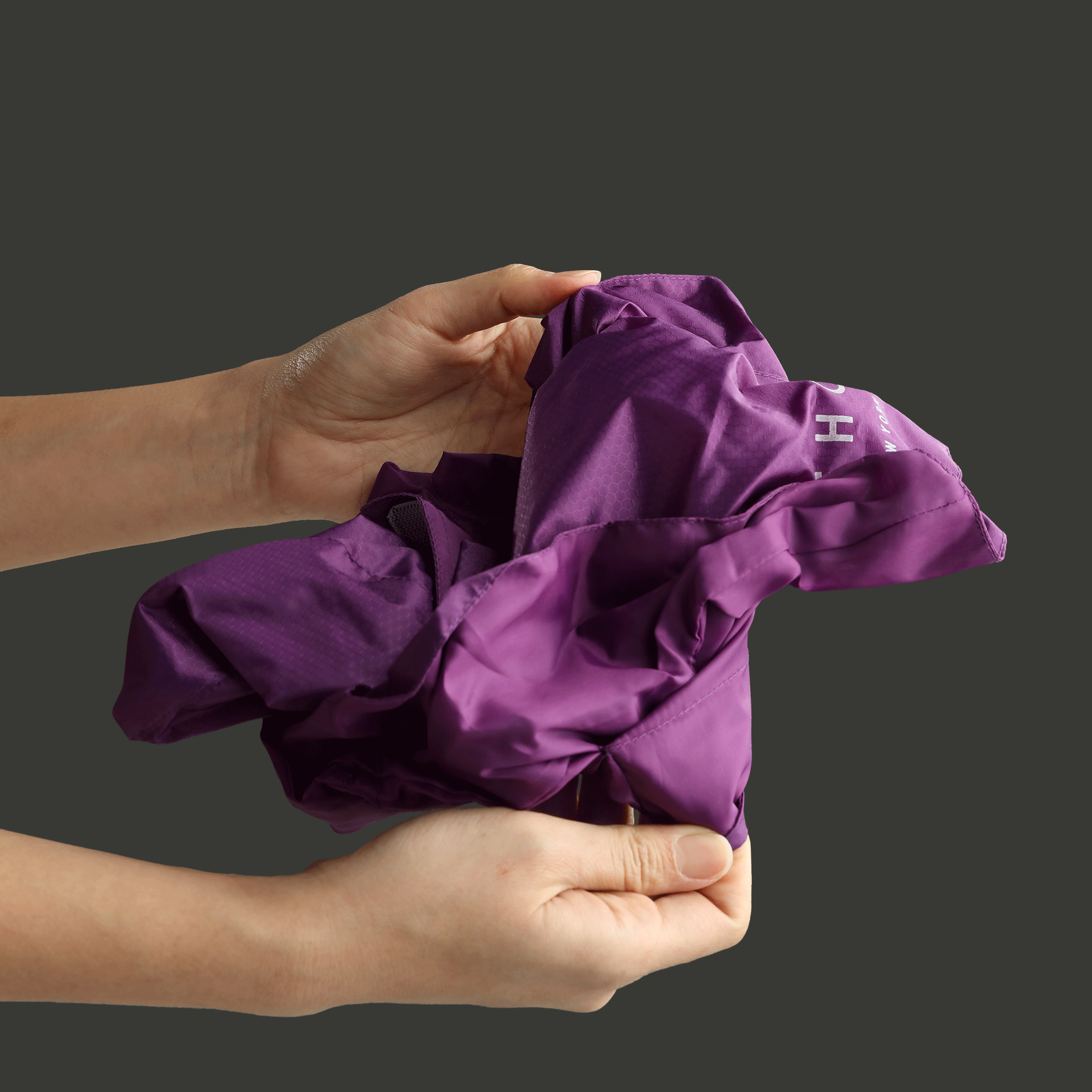 Imperméable de poche Crapule - Violet